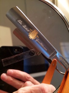 Plucking up courage to have a close shave